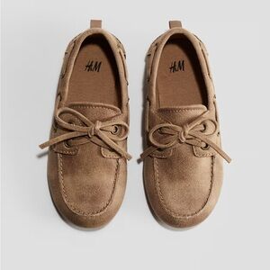 Moccasins H&M kids' beige loafers with lacing details Moccasins.Size 9 Like New